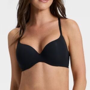 Auden Women's Black Comfort Demi Bra